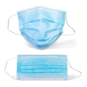 Blue 3 Layers Water Repellent Earloop Procedure Masks