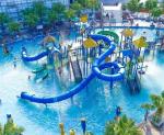 Customized Playground Water Slide Medium Theme Park Aqua Tower