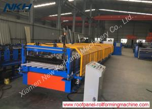 Quality PLC Control Cold Roll Forming Machine For Zigzag / Fencing Panel for sale
