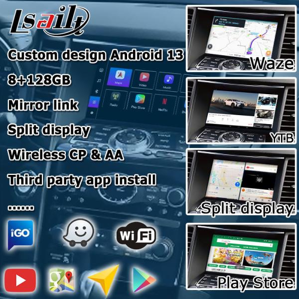 Android 13 Navigation Car Video Interface Support Waze / Youtube For Infiniti QX70 / FX50 FX35 FX37