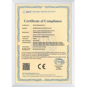 Xiamen Winley Electric Co.,Ltd Certifications