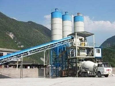 small skip type concrete batching plant