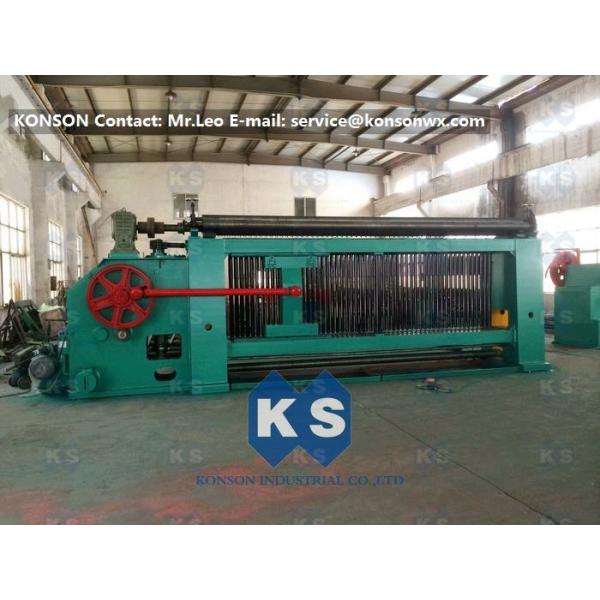 Heavy Duty Gabion Box Machine / Hexagonal Wire Netting Machine With CE