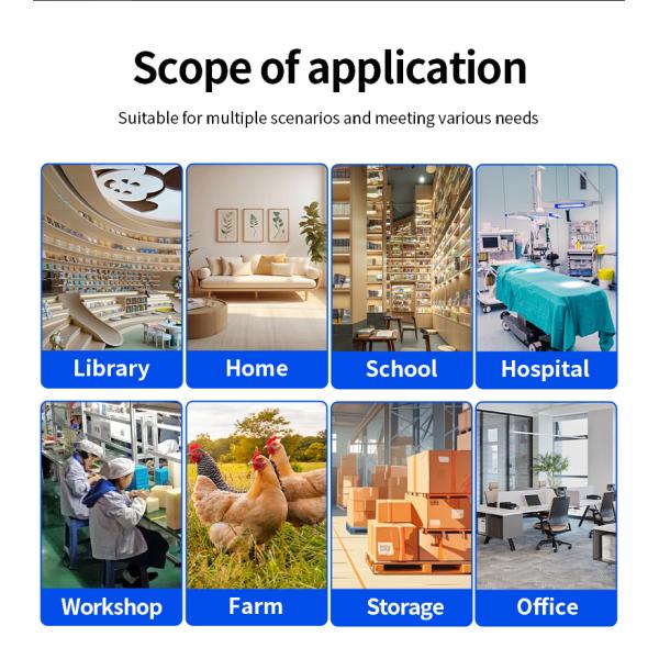 LX915T-A QMZMRCLT High Accuracy Water Thermometer Digital - Dual External Probes Big Screen for Swimming Pool Sauna Room Indoor