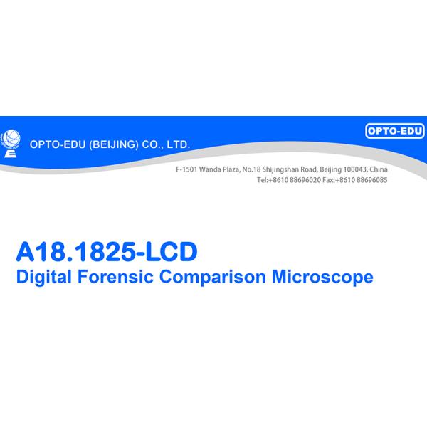 Forensic Comparison Microscope with 3.2x~230x Magnification 10.5'' LCD Pad and 4K Digital Camera