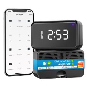 Quality Wifi Infrared Remote Control With Time Display Fan Tv Dvd Voice Alexa And Google Tuya IR control Smart Home for sale