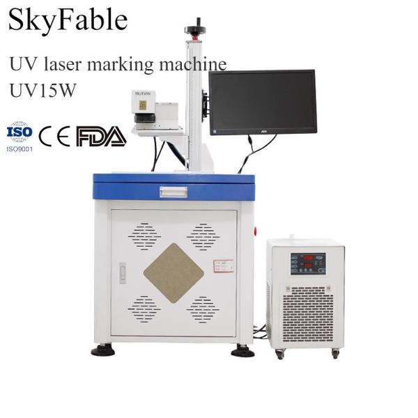 Buy 15W UV Laser Marking Machine PCB Plastic Headphones Crystal Laser Engraving Coding Machine at wholesale prices