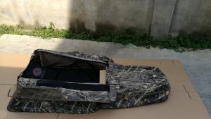 Folding Camo Portable Hunting Blinds With Solid Aluminum Frame Goose Layout Blind
