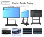 9679 Chip Interactive Falt Panel 65 75 86 Inch 20 Points Touch Anti-Glare Screen
