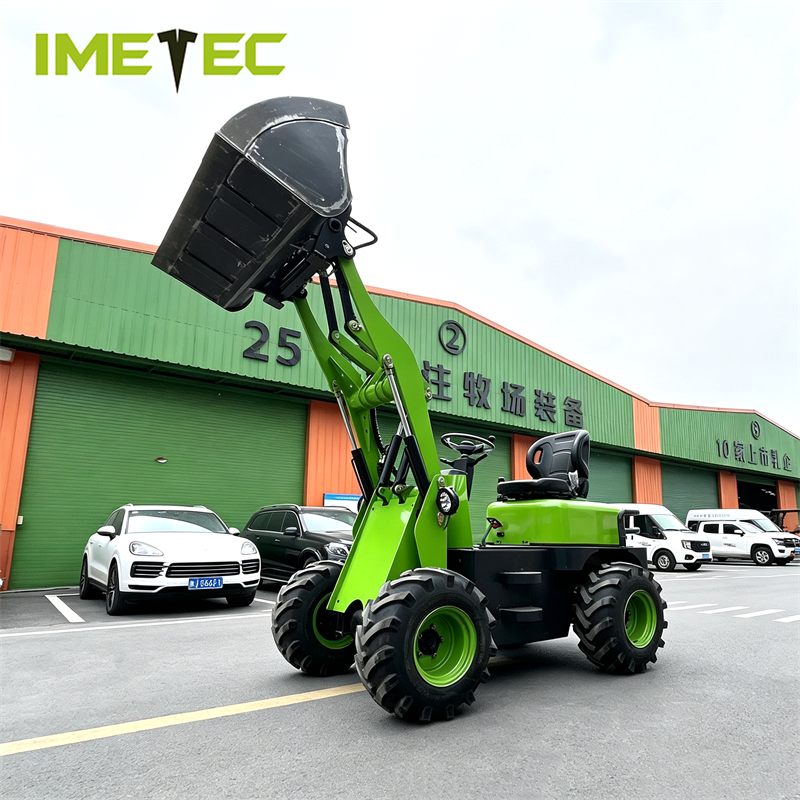 Multifunction Electric Telescoping Forklift Wheel Loader handler 650kg