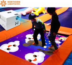 Quality Indoor Playground Interactive Projection Game Trampoline Projector Game For Floor for sale