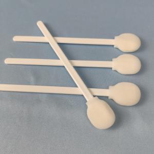 Quality Polypropylene Handles Round head Cleanroom Foam Swabs for Cleaning electronic PCB IC etc Foam Cleaning Swabs for sale