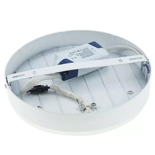 Round Shape Double Color LED Panel Light Dimmable 4500K Neutral White