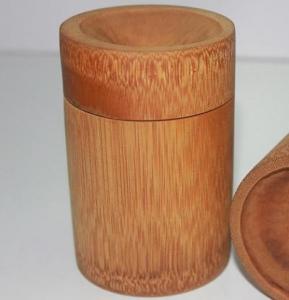 Quality Bamboo tea boxes, tea bag canister, bamboo tube for sale