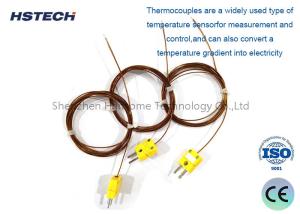 Quality Thermocouple with Connector TD Plugs SR Type Ceramic Plastic for 0-1800°C Use Temperature for sale