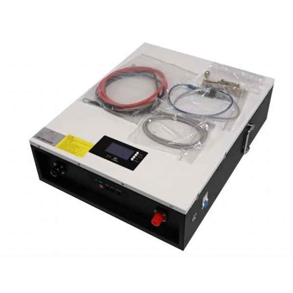 Home Wall Mounted Lithium Iron Phosphate Battery High Efficiency With LCD