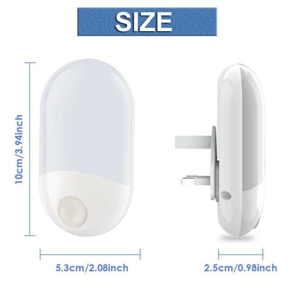 Wireless PIR Automatic 30LM 2500-2700K Plug In Motion Sensor Light