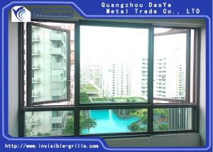 China Cambodia Popular High Rise Buildings Safety Installation Window Invisible Grille on sale