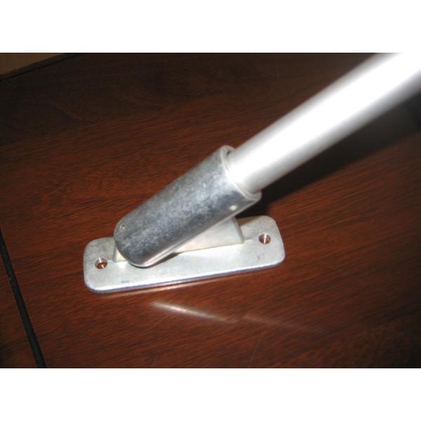 Waterproof Vinyl Wall Mounted Flag Pole / Colorful Flag Pole Mounting Kit