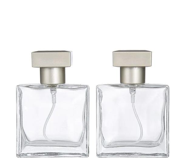 Smooth Surface Custom Print Empty Glass Perfume Bottles For Eco Friendly