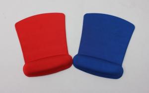 Quality Soft Memory Foam Mouse Pad Non Slip PU Base With Lycra Cloth for sale