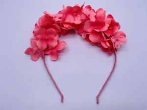 China Girls Practical Flower Decor Headband , Portable Beautiful Flower Hair Band on sale