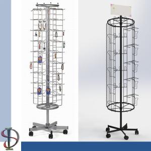 Multiple Spinner for Key Chain / Metal hooks display stand / key chain display rack / POP display stand