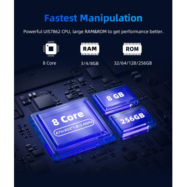 DVR 10" Android 13 Car Stereo with 10.33" Touch Screen GPS Wifi DVD Player and Camera