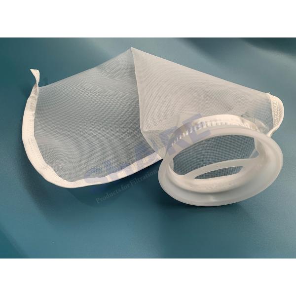 PP Polypropylene Mesh Filter Bags For Liquid Processing 100 150 200 Micron Rating