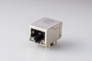 China Ethernet RJ45 Jack ,  RJ45 Connector Network Socket Female Connector Side Enter With Led on sale