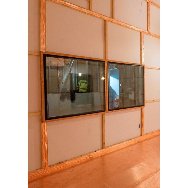 MRI Wall Emi Rf Shielding Shielded Windows Black Copper Mesh 5mm