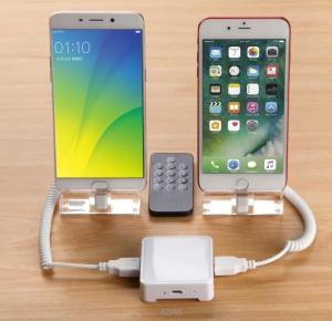 Quality COMER 2port alarm controller system for cell phone charging stand security for sale