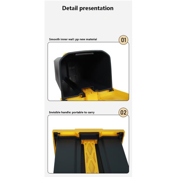 100L 660L 1100L Outdoor Garbage Can Plastic Garbage Containers