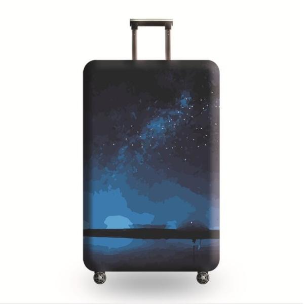 Protective 40L 5# Zipper Elastic Luggage Suitcase Cover