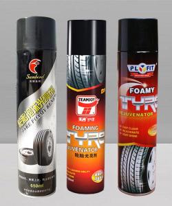 China 750ml / 500ml Tire Cleaner Spray Tire Cleaner And Shine For Car 12pcs/Carton on sale
