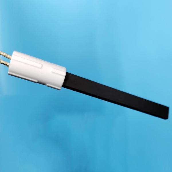 Quartz Crystal Ignition Resistor 10.8 X 4 Rectangular Section With Ceramic Fixing Flange For Boilers Stoves