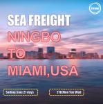 MSC EMC Liner International Sea Freight Solutions From Ningbo To Miami USA
