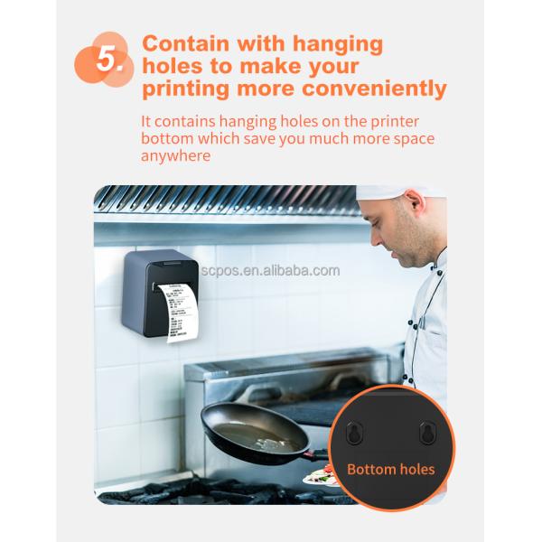 Multilingual Direct Line POS Printer with USB/LAN Support and 203 Dots/line Resolution