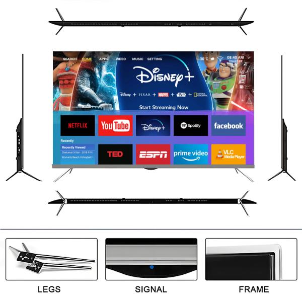 Home TV 55 Inch 4K UHD Frameless LED with Digital System OLED TV