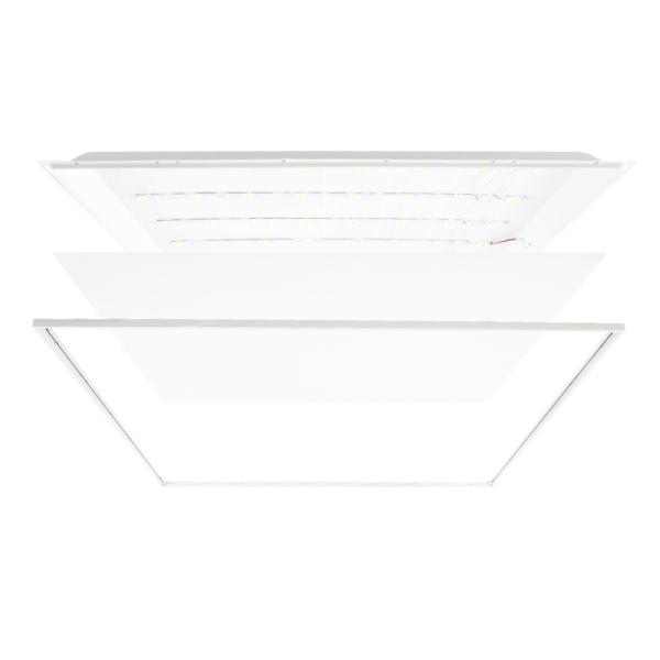 Alum + PS 60x60 36W 3000K LED Backlit Panel Light