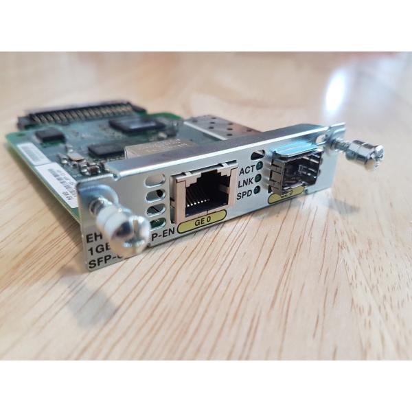 High Speed WAN Interface Card Genuine CISCO EHWIC -1GE - SFP - CU