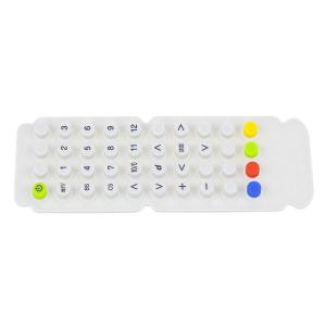 Quality Industrial Silicone Rubber Keypad with Optional LED Backlight for sale