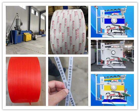 PLC touch screen strapping tape winding machine, automatic packaging winding