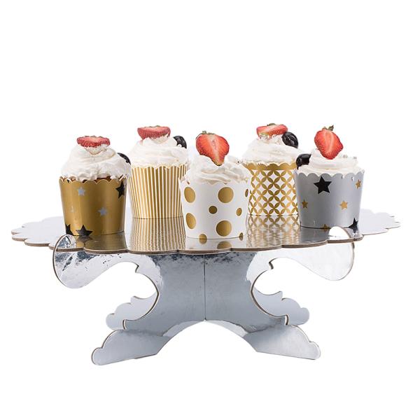 DIY Foldable Three Layer Paper Cardboard Cake Stand