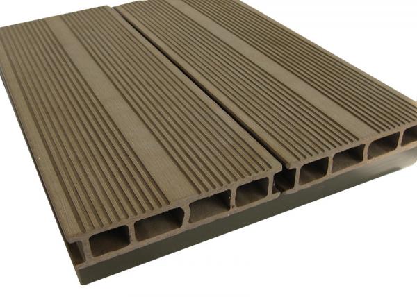 Buy Walnut Color WPC Composite Decking / Recyclable Walkways Deck For Garden at wholesale prices