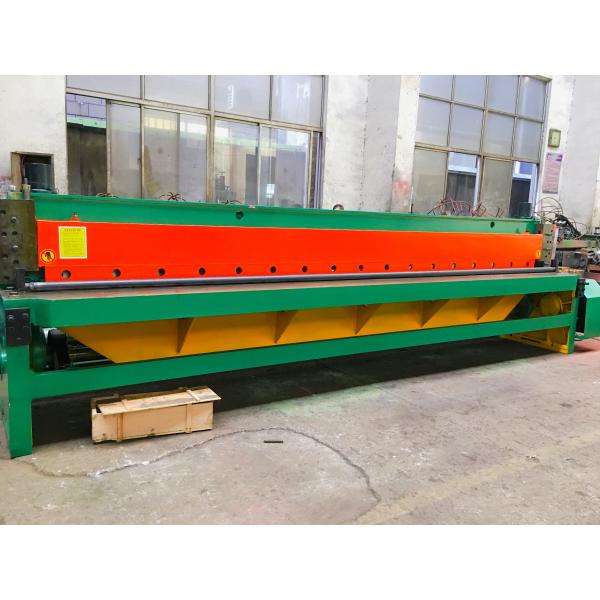 7.5kw PLC Wire Mesh Cutting Machine Open Formula Drive High Shearing Accuracy