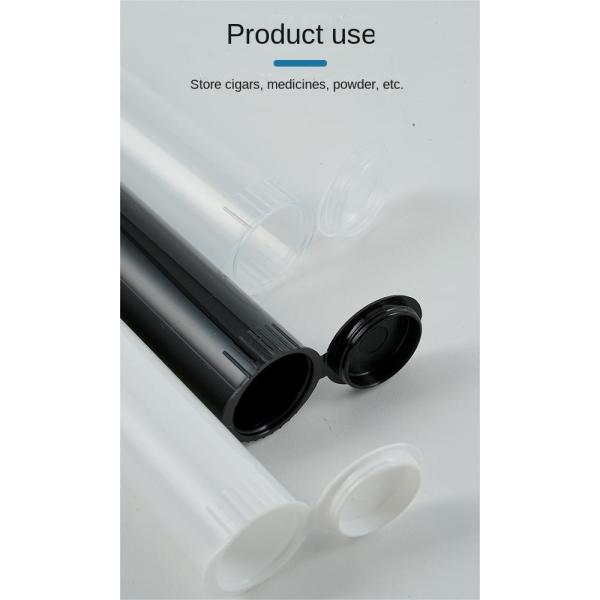 Multifunctional Custom Color Waterproof Plastic Pre Roll Tube With Squeeze Pop Top Caps No Reviews Yet