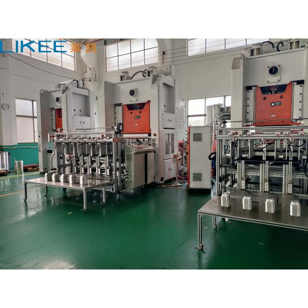 Fully Automated With Customize Mould Aluminum Foil Container Making Machine And Siemens Motor