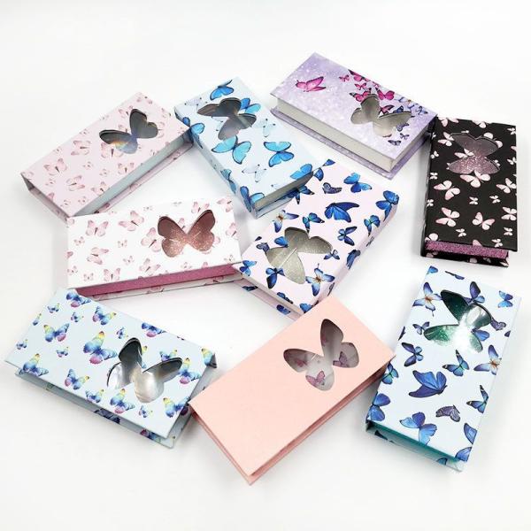Paper Custom False Eyelash False Nail Packaging Boxes Cardboard Magnet Packaging Box