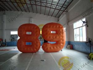 Quality Cold Air Advertising Inflatable Product Replicas / Custom Made PVC Number Balloons for sale
